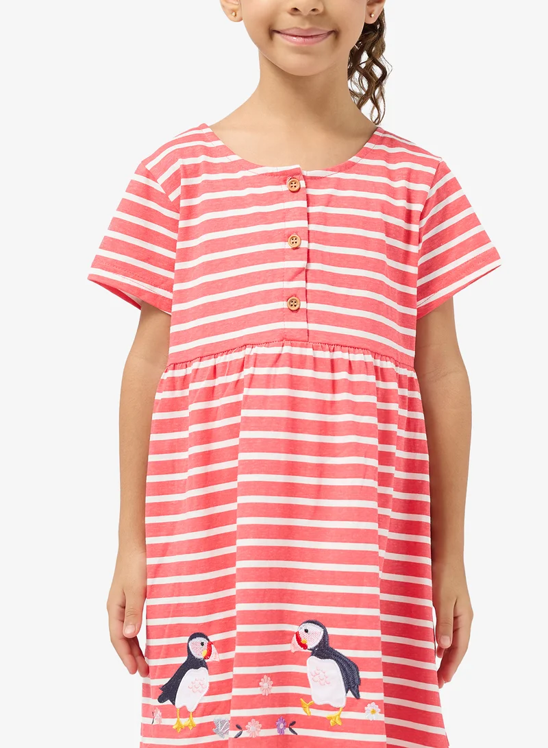 Pinata  Bird Embroidered Summer Dress for Women | Best Price UAE